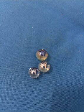 Marbles See Through Is Clear Colored White Three In Stock NWOTS